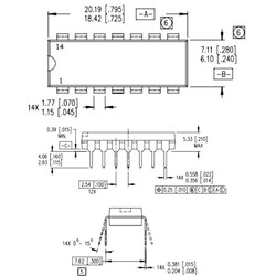 IR2156 Power Control Integrated DIP-14 - Thumbnail