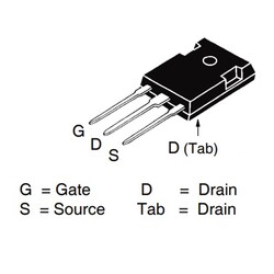 IXFH34N65X2 650V 34A Tht Mosfet TO247-3 - Thumbnail