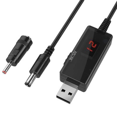 DirencNet - Kablolu USB Boost Dönüştürücü 5VDC - Çıkış 9V - 12V