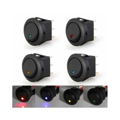 Daier / XN - KM103 Yuvarlak Kırmızı Ledli Rocker Anahtar