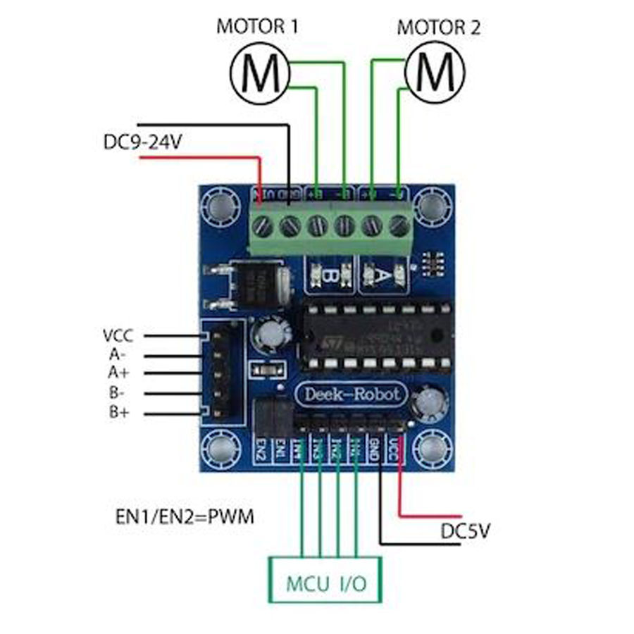 Driving A Dc Motor With An Arduino And The L293d Moto