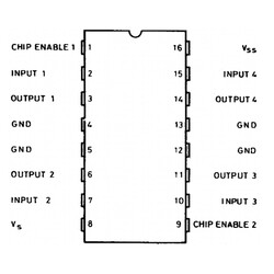 L293B Motor Sürücü Entegresi Dip-16 - Thumbnail