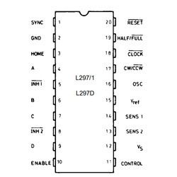 L297 Motor Driver Integration DIP-20 - Thumbnail