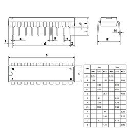 L297 Motor Driver Integration DIP-20 - Thumbnail