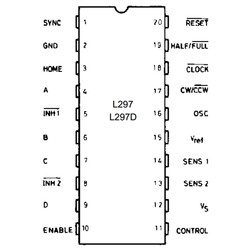 L297D SMD Motor Sürücü Entegresi - SOIC20 - Thumbnail