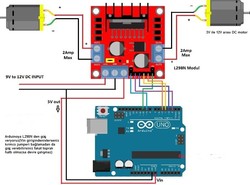 L298 DC ve Step Motor Sürücü Modülü - Thumbnail