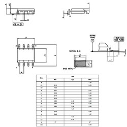 L78L33ACD13TR 3.3V 100mA Linear Voltage Regulator SOIC8 - Thumbnail