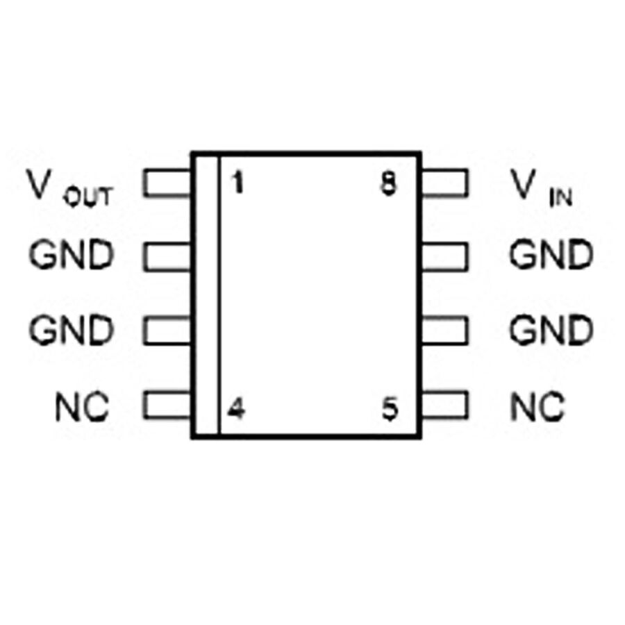 L78L33ACD13TR 3.3V 100mA Linear Voltage Regulator SOIC8