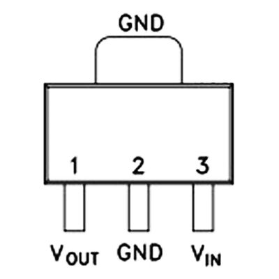 LDO, FISSO, 3.3V, 1.2A, SOT-223-3, Regolatori Di Tensione LDO IC, Qty.5
