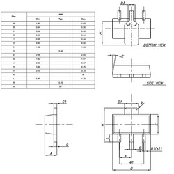 L78L33ACUTR 3.3V 100mA Lineer Voltaj Regülatör SOT89-3 - Thumbnail