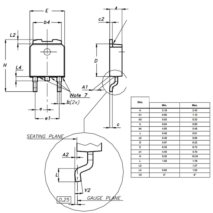 L78M15CDT-TR 15V 0.5A SMD Voltage Regulator TO252-3