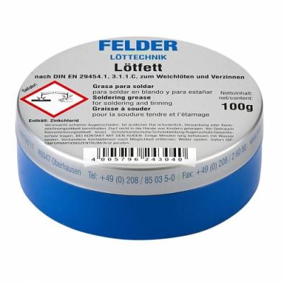 Lötfett - Lehim Pastası 100gram - Lötfett Felder
