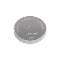 LIR2450 3.6V 120 Mah Şarjlı Lityum Pil