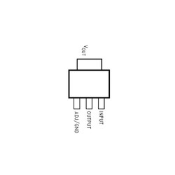 LM1117MPX-ADJ / NOPB ADJ Adjustable SMD Linear Voltage Regulator - Thumbnail