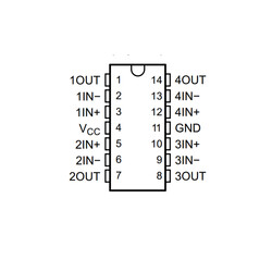 LM124DRG4 OpAmp Entegresi SOIC-14 SMD - Thumbnail