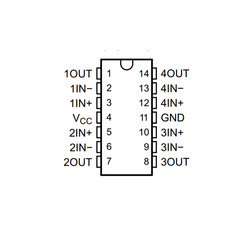 LM124DRG4 OpAmp Integrated SOIC-14 SMD - Thumbnail