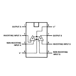 LM1458 OpAmp Entegresi Dip8 - Thumbnail