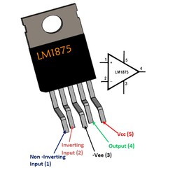 LM1875 Ses Amplifikatörü Entegresi To-220 - Thumbnail
