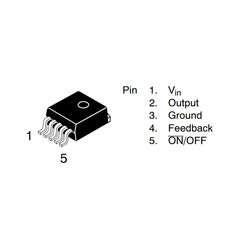 LM2575D2T-5R4G 5V SMD Regülatör TO263 - Thumbnail