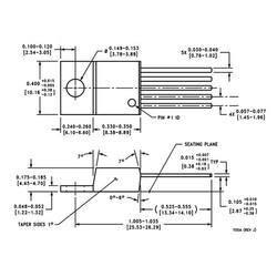 LM2575T 3.3V 1A Voltaj Regülatörü To220-5 - Thumbnail