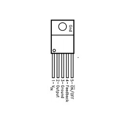 LM2576HVT - 3.3V 3A Voltage Regulator - TO-220-5 - Thumbnail