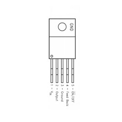 LM2596HVT Ayarlanabilir Voltaj Regülatörü - TO220-5 - Thumbnail
