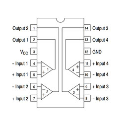 LM2901 SOIC-14 SMD Komparatör Entegresi - Thumbnail