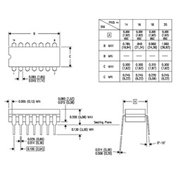 LM2902N-TI - Amplifier Integration - DIP-14 - Thumbnail