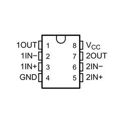 LM2903 SOIC-8 SMD Comparator Integration - Thumbnail