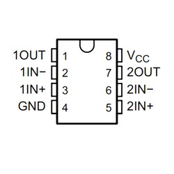 LM2904P OpAmp Entegresi Dip-8 - Thumbnail