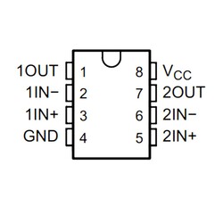 LM2904P OpAmp Integrated DIP-8 - Thumbnail