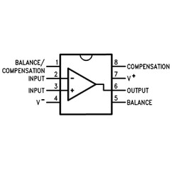 LM301AN OpAmp Entegresi DIP-8 - Thumbnail