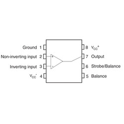 LM311 - Analog Karıştırıcı Entegresi SOIC-8 - Thumbnail