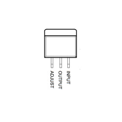 LM317 500mA Ayarlanabilir Lineer Voltaj Regülatörü TO263 DPAK2 - Thumbnail