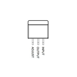 LM317 Voltage Regulator TO252-3 SMD - Thumbnail