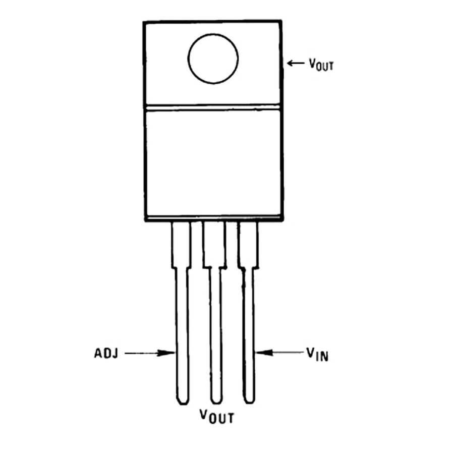 Lm317hvt схема подключения