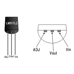 LM317LZ 40V 100mA Adjustable Voltage Regulator TO92-3 - Thumbnail