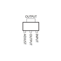 LM317MBSTT3G 500mA Ayarlanabilir Lineer Voltaj Regülatör SOT223-3 - Thumbnail