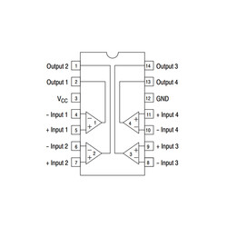 LM339DG Komparatör Entegresi SOIC-14 SMD - Thumbnail