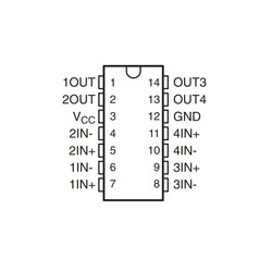 LM339DR Double Comparator Integrated 0.8A SOIC14 - Thumbnail