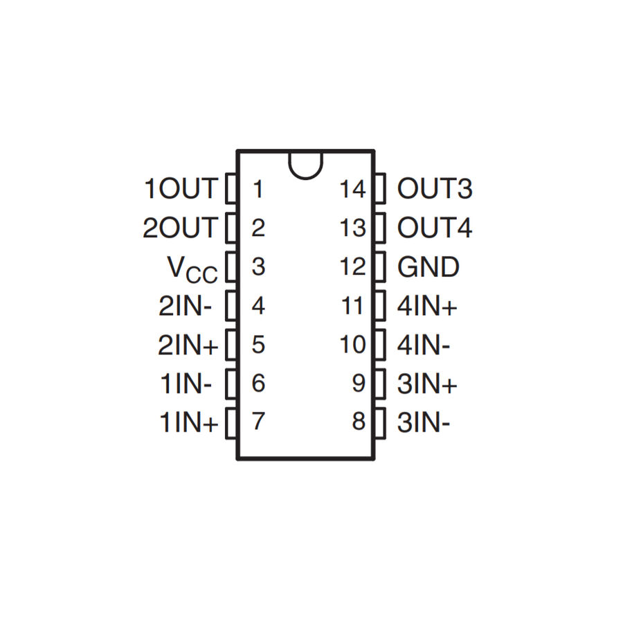 thumbnail image 2 of LM339 Comparator Explained – Pinout, Specs & Circuit Examples 2 of 12