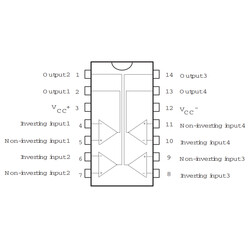 LM339DT SMD Comparator Integration Soic14 - Thumbnail