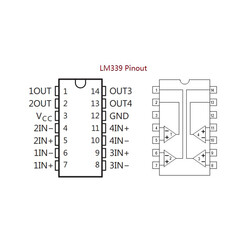 LM339N PDIP-14 DIP Komparatör Entegresi - Thumbnail