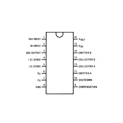 LM3524 (SG3524) Smps Anahtarlama / Kontrol Entegresi - Dip16 - Thumbnail