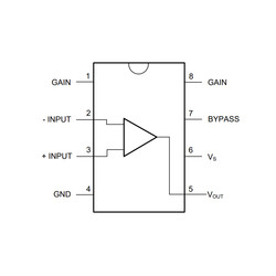 LM386 SOIC-8 SMD Audio Amplifiers Integration - Thumbnail