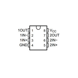 LM393 SOIC-8 SMD Comparator Integration - Thumbnail