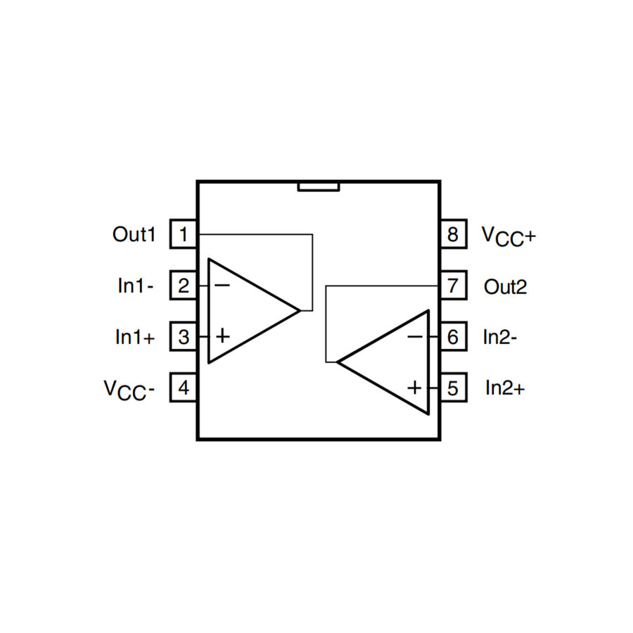 LM393DT SMD Soic8 Comparator Integration