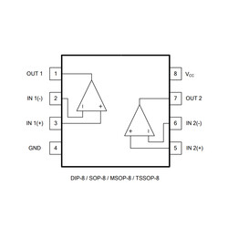 LM393G-S08-R SMD Comparator Integrated Sop8 - Thumbnail