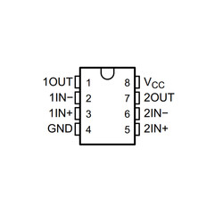 LM393P Comparator Integrated PDIP-8 - Thumbnail