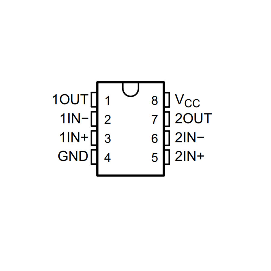 LM393P Comparator Integrated PDIP-8 
